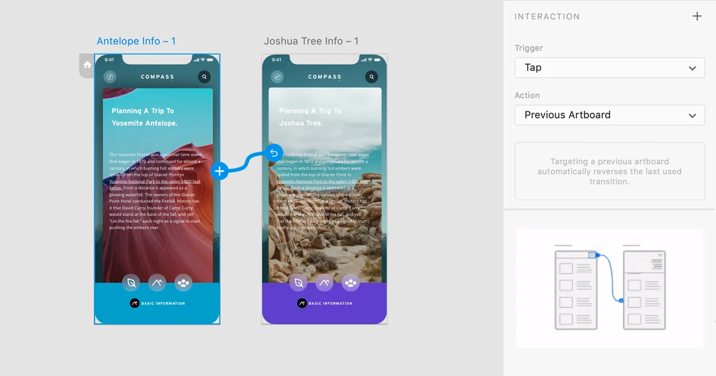 Adobe XD Prototyping
